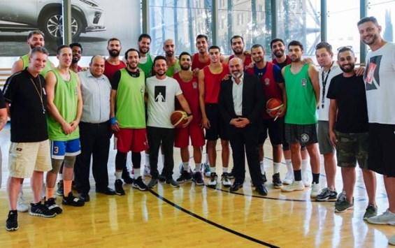 ولي العهد يفاجئ منتخب السلة... صقور الاردن