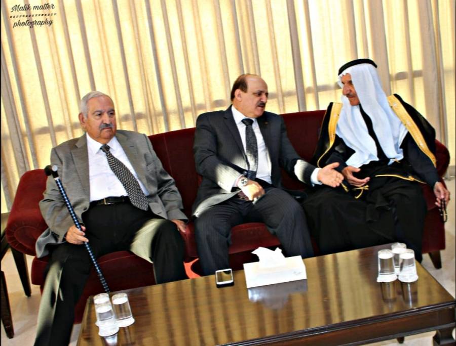 بالصور.. عوجان طلب والمجالي أعطى الف مبروك