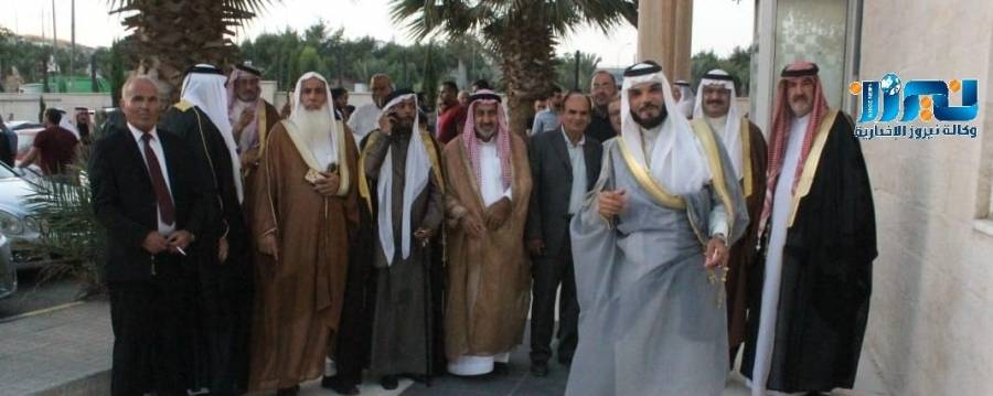 اللوزي يقود جاهة عطوة عشائرية بين عشيرة الشحرور والصوابنه...صور