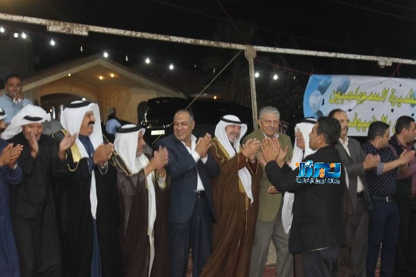 العين غازي الطيب يبارك للشيخ محمود أبو سويلم زفاف نجله خيرالله... صور