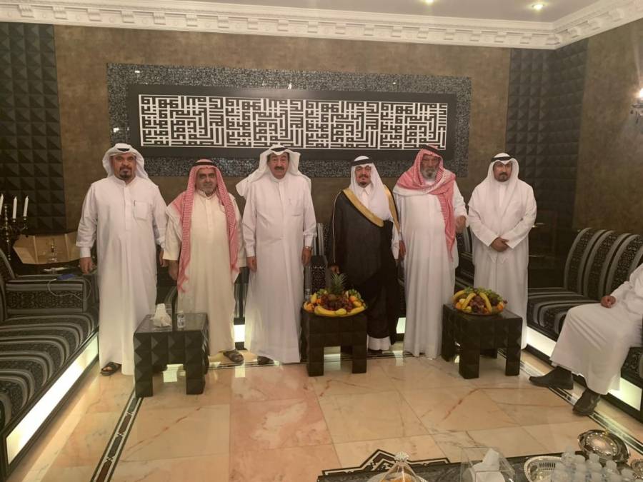 العنزي :  يستقبل شيخ قبيلة هذيل