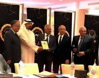 اتحاد الموانئ العربية وموانئ أبو ظبي تكرم المهندس المبيضين بالقاهرة