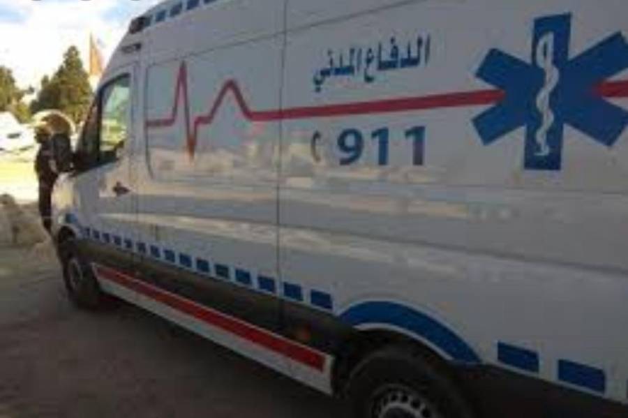 إصابة شخص اثر حريق مقدمة مركبة في العاصمة