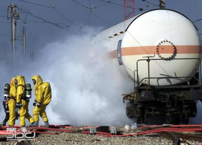 اصابة 11شخصا في حادث تسرب غاز الامونيا في العقبة