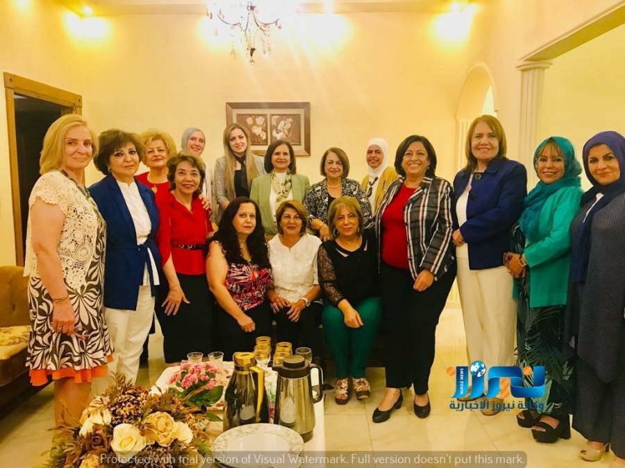 معالي اسمى خضر في صالون سهام الخفش الثقافي