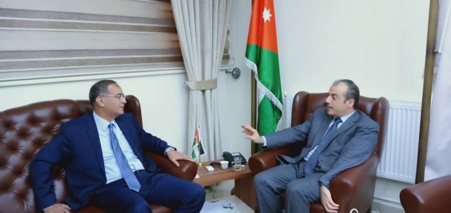 بحث التعاون بين الوطني للبحوث الزراعية ودائرة تنمية أموال الأوقاف