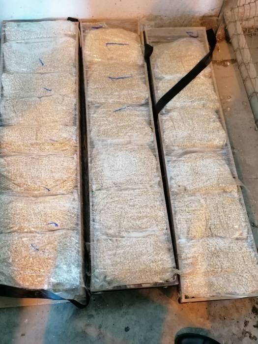 إحباط تهريب كميات كبيرة من المخدرات في جمرك جابر.