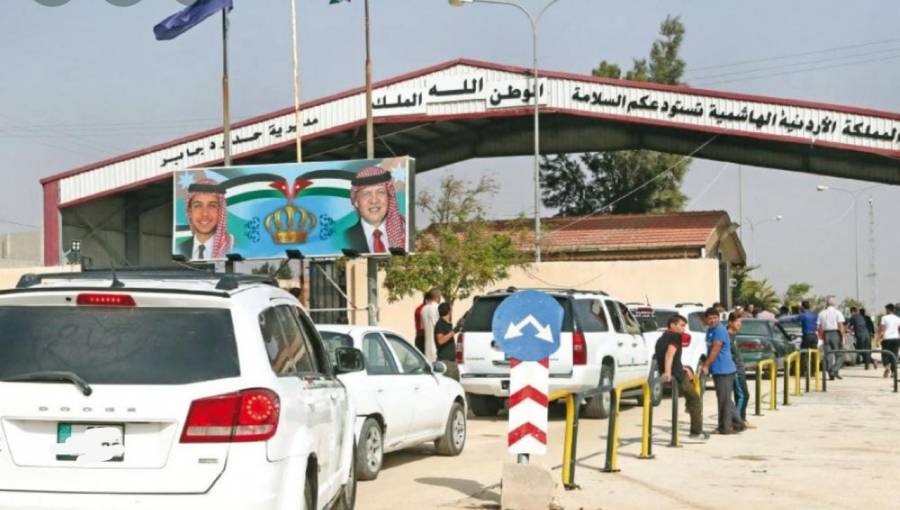 الحكومة:  حركة العبور  في جابر تعود لطبيعتها بعد إغلاق مؤقت من الجانب السوري