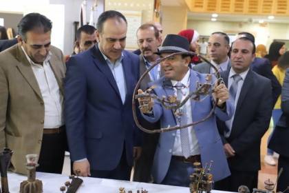 مندوبا عن رئيس الوزراء الشحاحدة يفتتح معرض اعادة التدوير العالمي الثاني