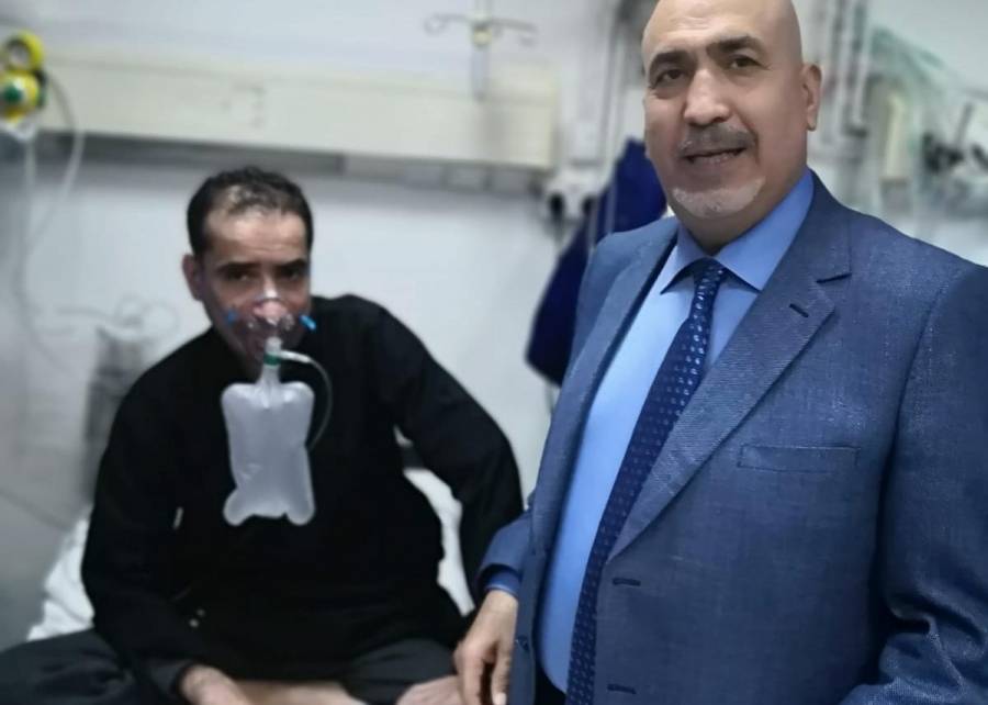 زريقات:  يتابع  الحاله الطبية للمريض  الغنييمين