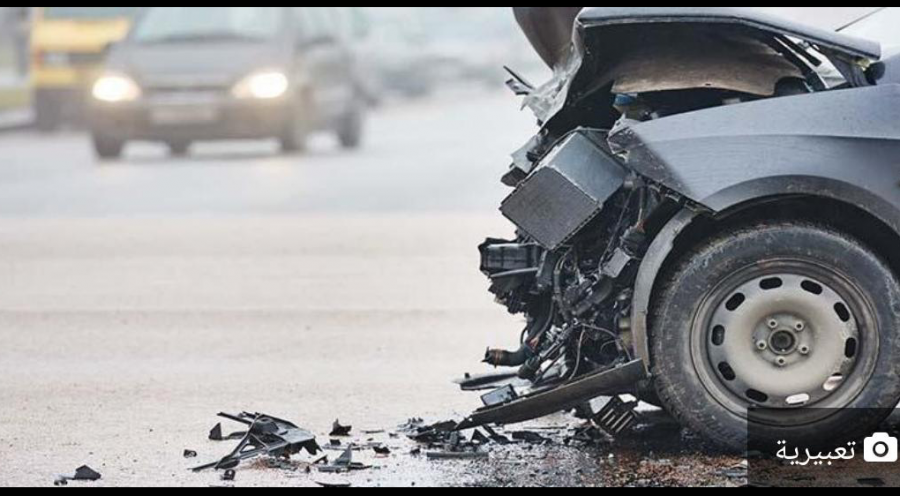 عجلون : إصابة خمسة  أشخاص اثر حادث تصادم في صخرة