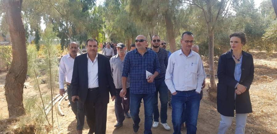 المياه تطلق مشروع تحسين كفاءة انظمة الري في الازرق