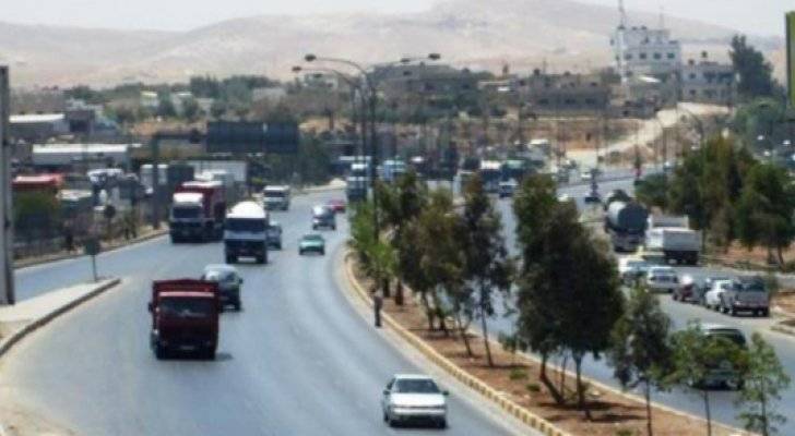 تحويلات سير ضمن مشروع الباص السريع بين مدينتي عمان والزرقاء