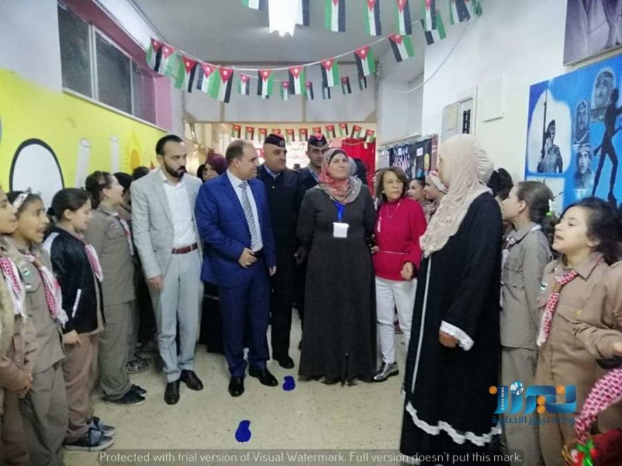 يوم طبي مجاني  بمدرسه ام حذيفه في ابو نصير... صور