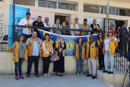 نادي ليونز جوردن سكاي يقيم نشاط طبي شامل في منطقة علان  السلط