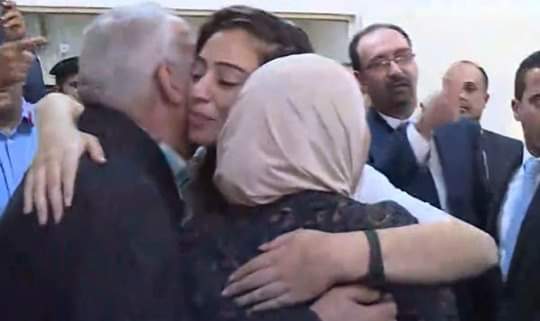 وصول اللبدي ومرعي الى أرض الوطن