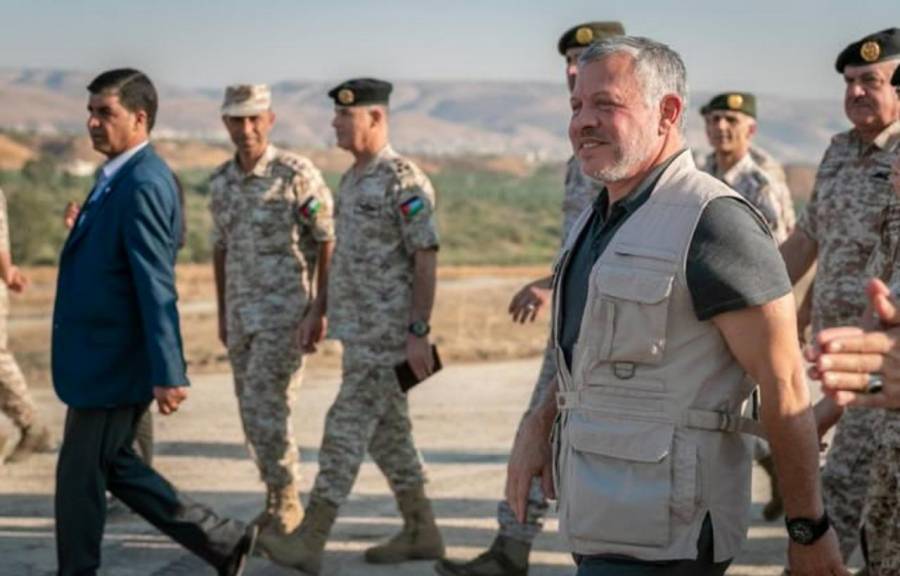 الملك وولي العهد في الباقورة