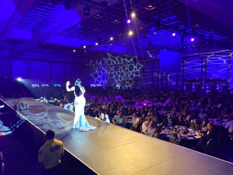 جوهرة الطرب العربي ديانا كرزون تتألق في لاس فيجاس وسط حضور تجاوز 3 الاف