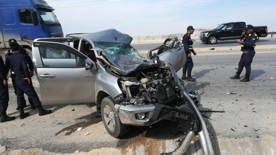 12 إصابة بحادثين في البلقاء ومادبا