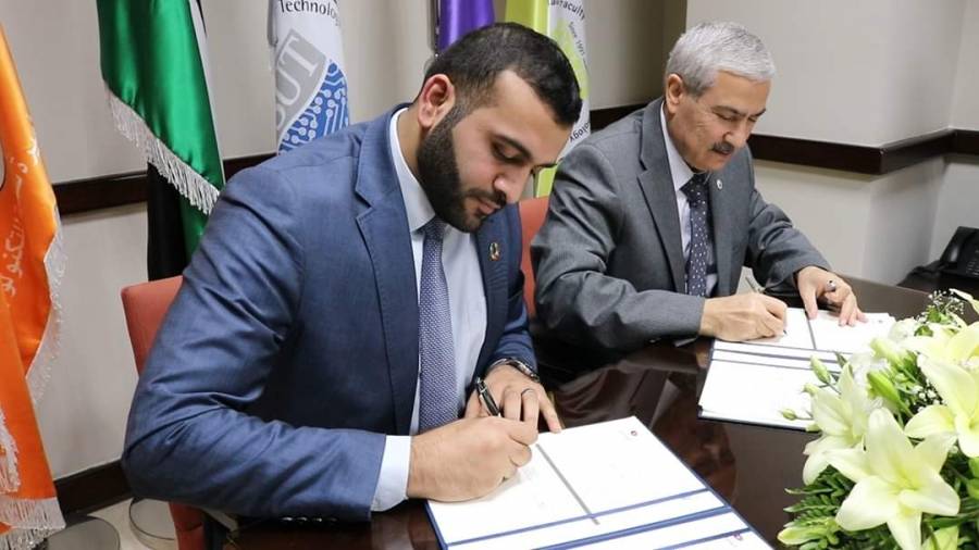  انتخاباتي  توقع اتفاقية تعاون مع جامعة الاميرة سمية للتكنولوجيا