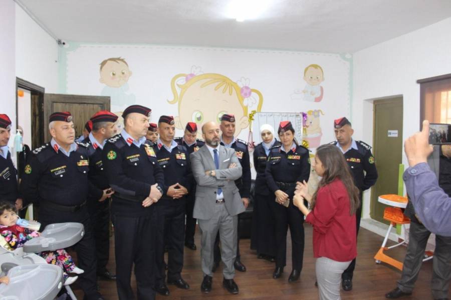 الامن العام يفتتح حضانة في المستودعات