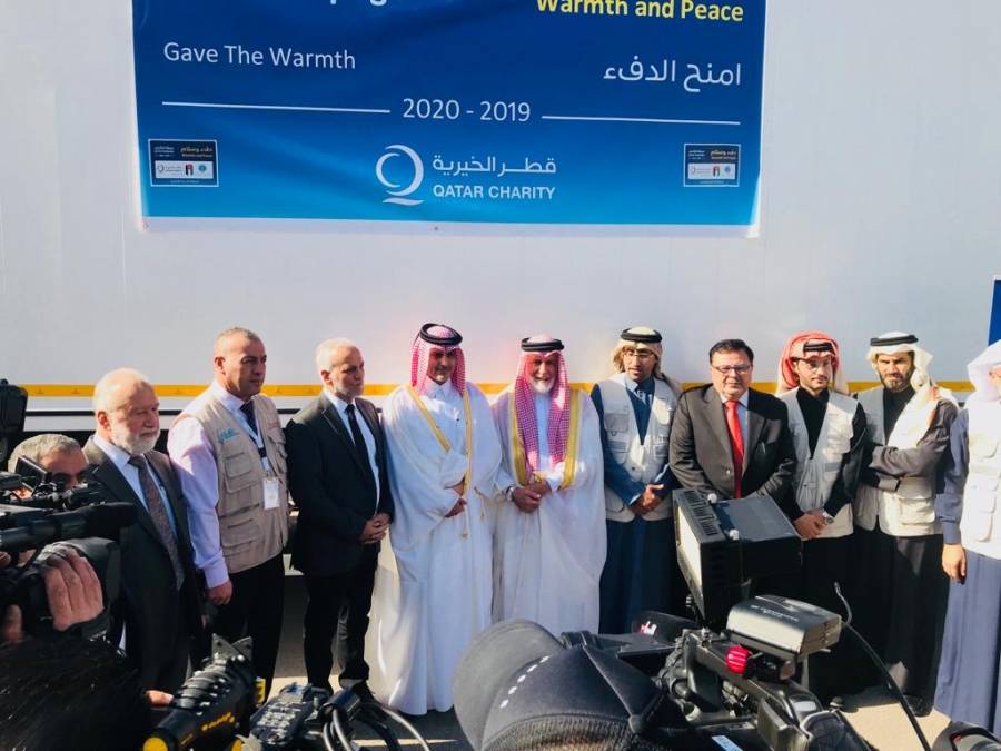 قطر الخيرية تطلق حملة الشتاء في المملكة