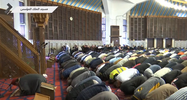 الاردنيون يؤدون صلاة الاستقساء