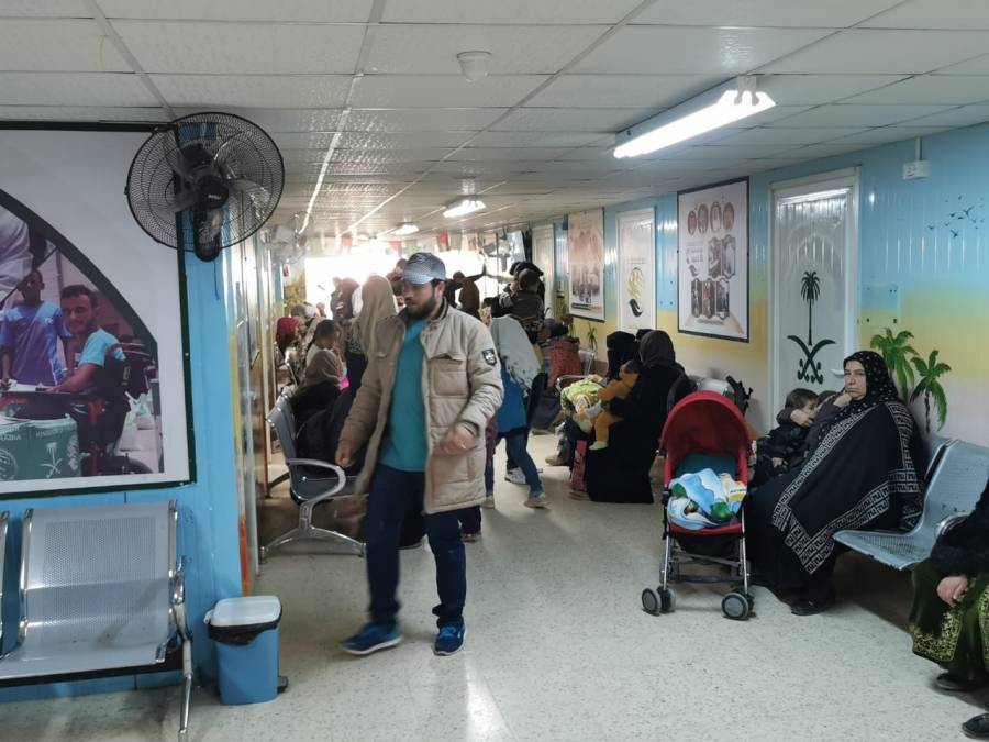 عيادات الطب العام التابعة لمركز الملك سلمان في مخيم الزعتري تعالج اكثر من (7) الاف حالة خلال شهر أكتوبر من العام 2019م