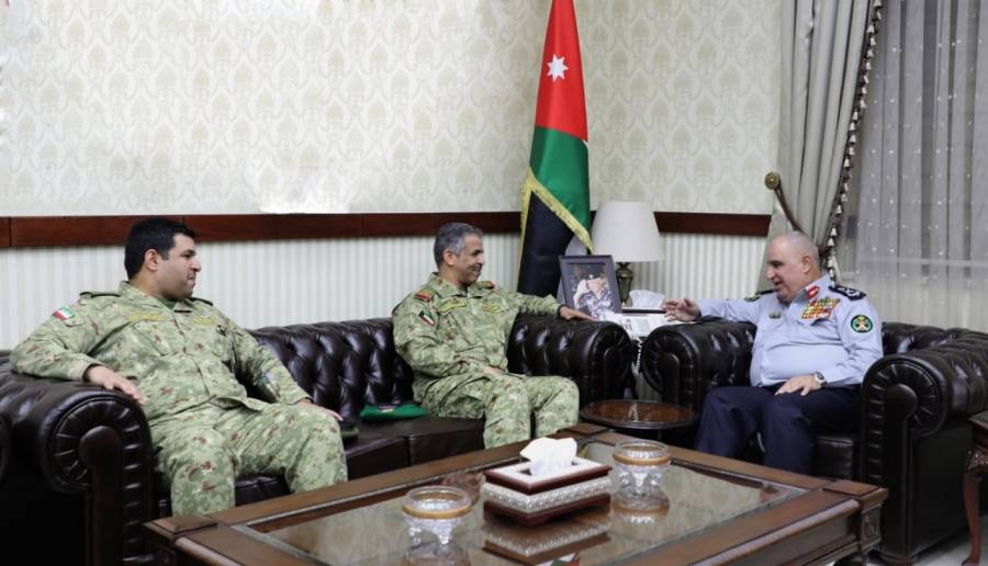 اللواء البزايعه يلتقي قائد العمليات والخطط في الحرس الوطني الكويتي