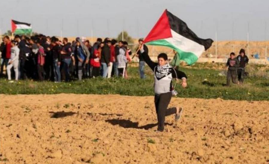 37 اصابة جراء اعتداء الاحتلال على مسيرة العودة شرق قطاع غزة