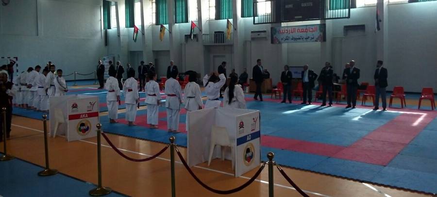 «انطلاق بطولة الجامعات الاردنيه للكراتيه»