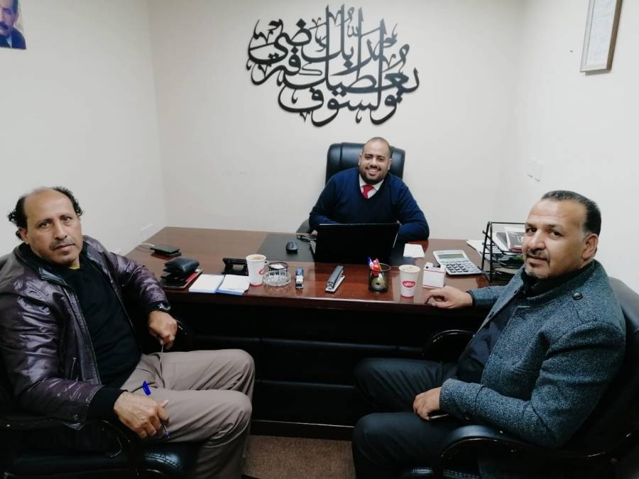  نيروز الاخبارية تزور مؤسسة محمود جمعه للاستشارات الضريبية والمحاسبية
