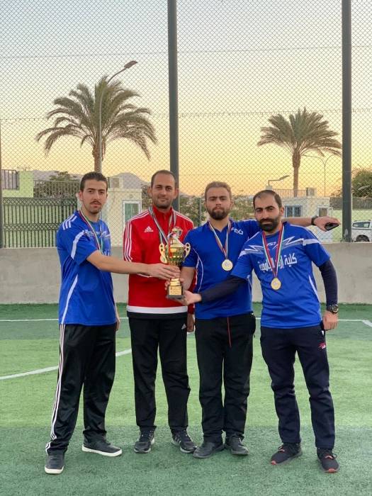 كلية اربد الجامعية تفوز  بالمركز الاول  على مستوى كليات الجامعة