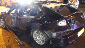 انفجار سيارة بسبب ملطف الجو!