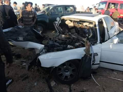 إصابة خمسة أشخاص اثر حادث تصادم في محافظة معان