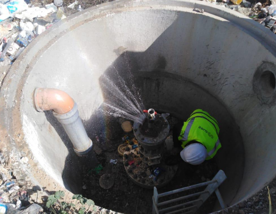 المياه : اعتداء جديد وكبير على خط ناقل الديسي  في القطرانة