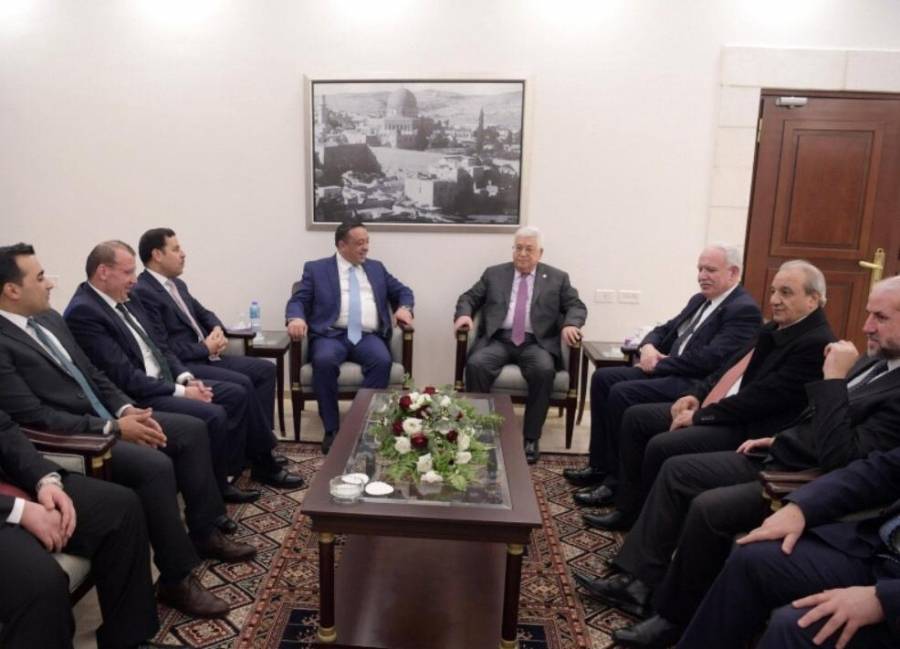 الرئيس الفلسطيني يستقبل الوزير الداوود في مدينة بيت لحم