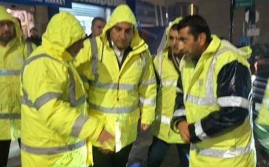 الشواربه ينفي غرق منطقة وسط البلد