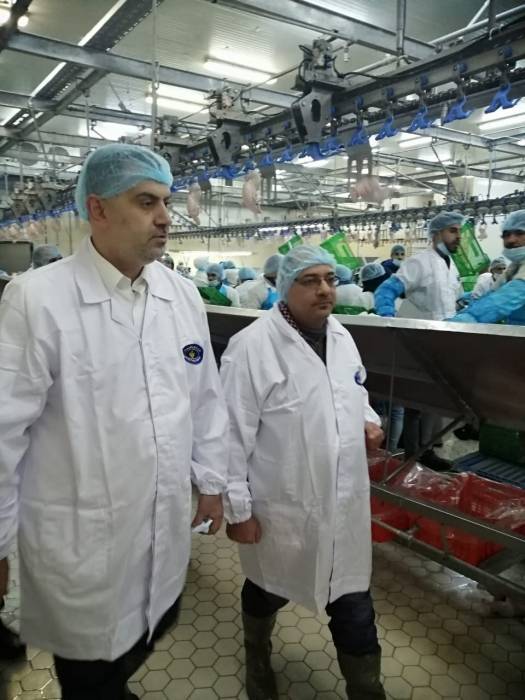 البطاينة يفاجئ مصنع شركة دواجن في القطرانة بزيارة ليلية مفاجئة ويستمع لملاحظات العمال