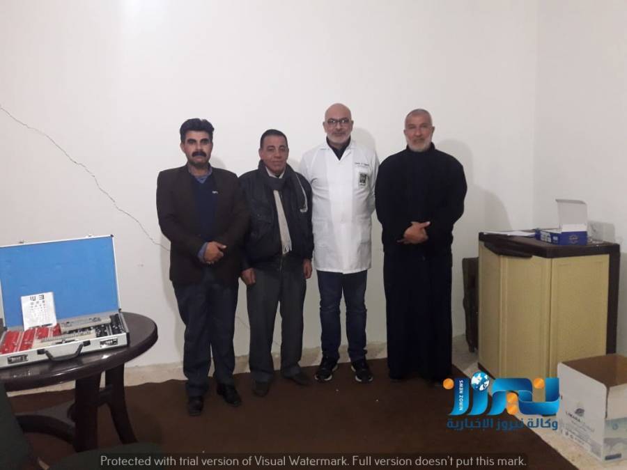 لجنة صدقة وزكاة الروضة تقيم يوما طبيا مجانيا لفحص النظر في الروضة...صور