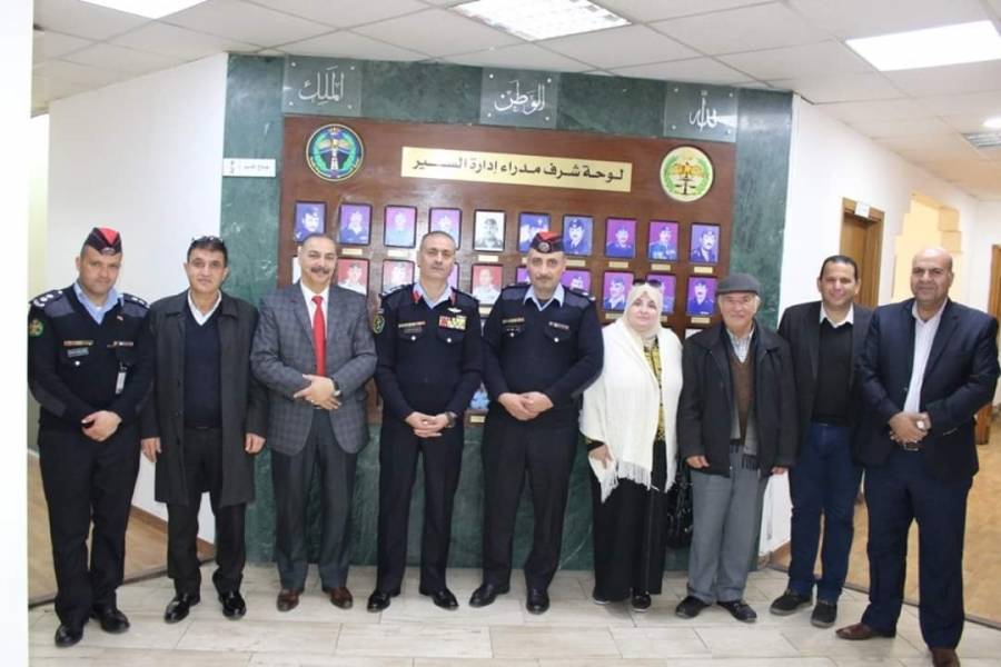 العميد  الحياري يستقبل أعضاء المجلس المحلي لمركز أمن الهاشمي الشمالي... صور