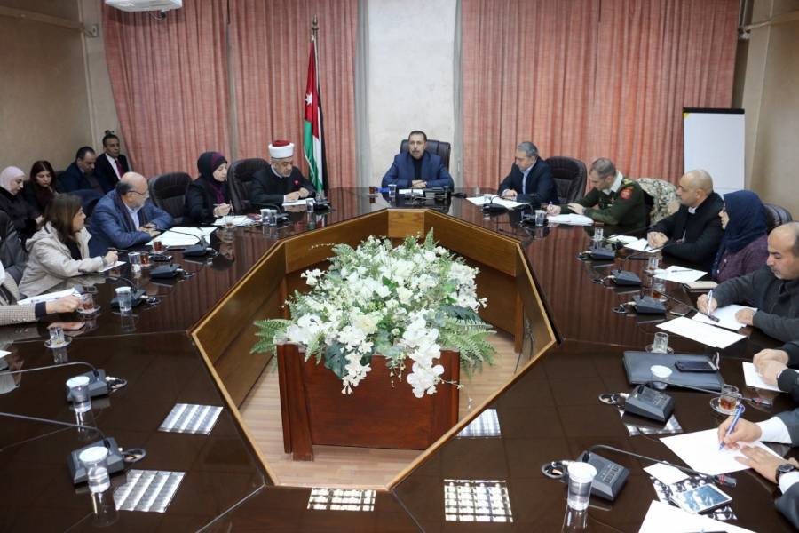 النعيمي يتراس اجتماع تنسيقي لتنفيذ الاستراتيجية الوطنية والخطة التشغيلية