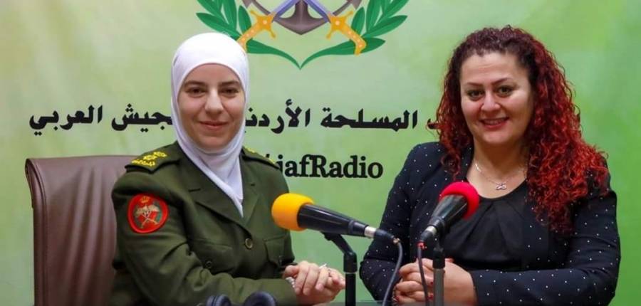 إذاعة الجيش تستضيف الإعلامية النمري