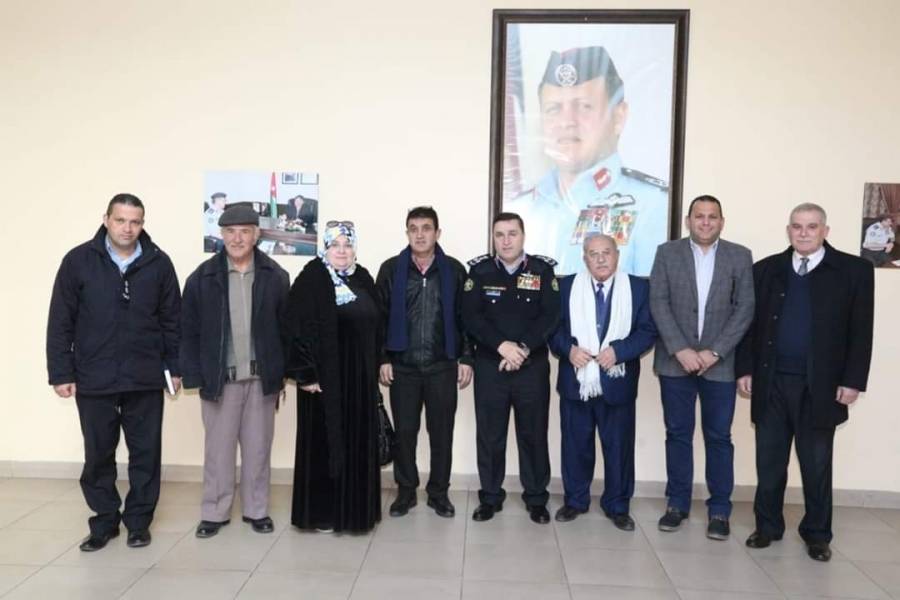 العميد العمري يستقبل أعضاء المجلس الأمني في الهاشمي