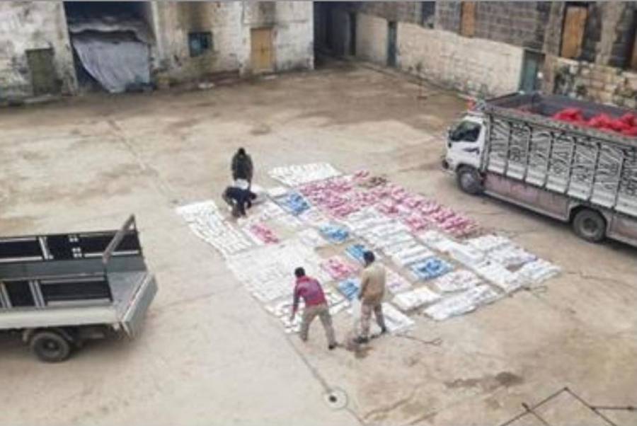 ضبط أضخم عملية تهريب مخدرات بالقرب من الحدود الأردنية  السورية.