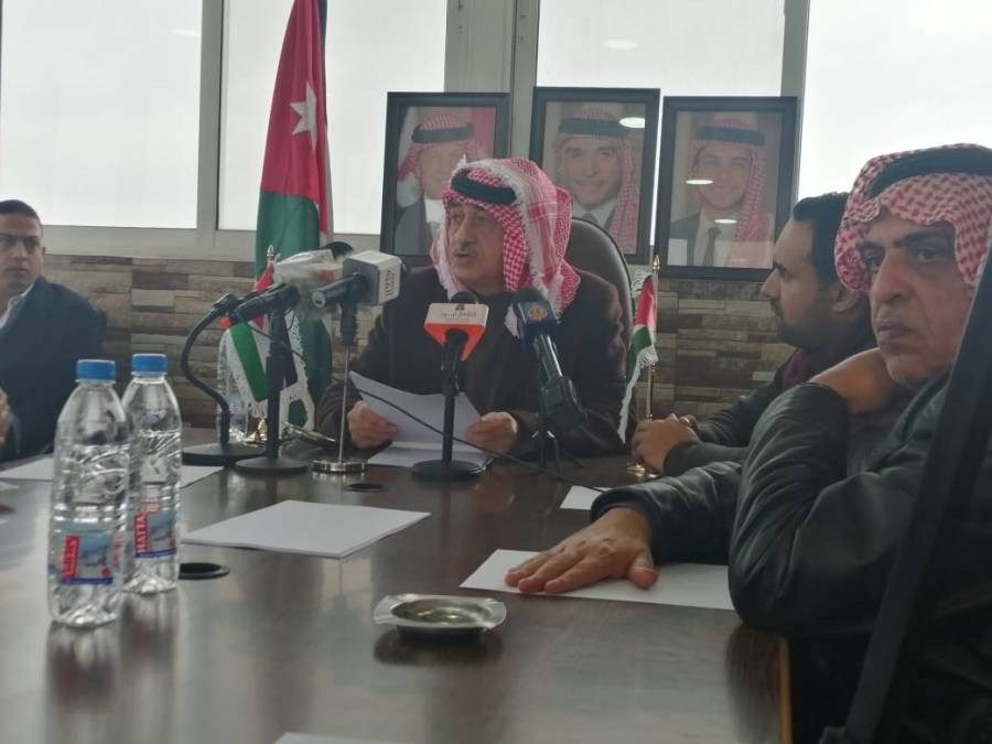 بيان صحفي لمعالي مجحم حديثه الخريشا