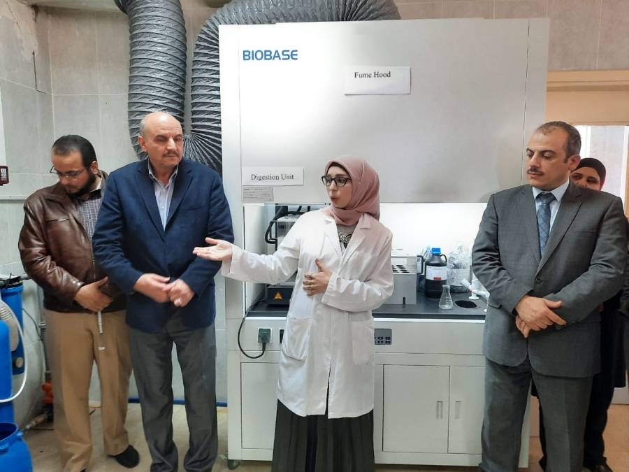 البحوث الزراعية يستحدث مختبر لفحص التربة ومياه الري في وادي عربة