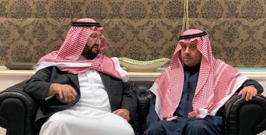 الأمير عبد العزيز بن طلال بن عبد العزيز يصل الى الأردن