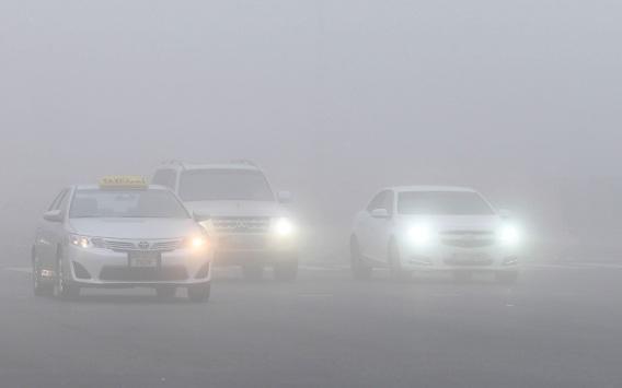 طقس ضبابي صباحا