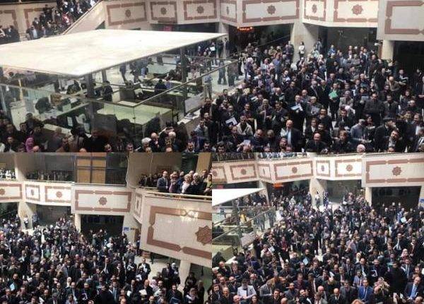 وقفة احتجاجية للمحامين ووقف الترافع امام المحاكم ساعة